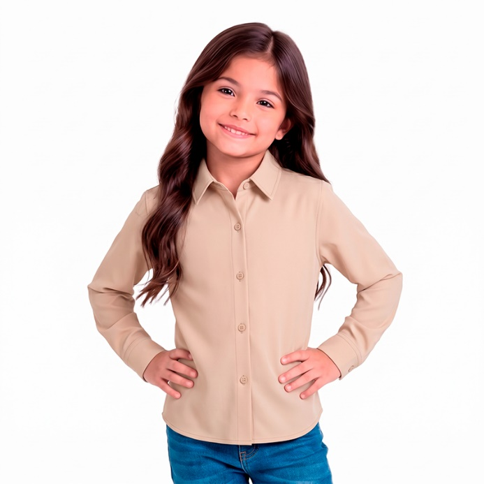 CAMISA MANGA LARGA NIÑA 62290359