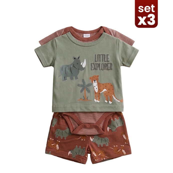 CONJUNTO DE BEBE SET 3 KR0395BB