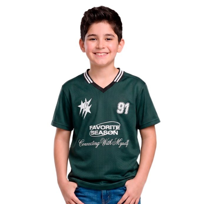 FRANELA TIPO JERSEY NIÑO SOT1385A