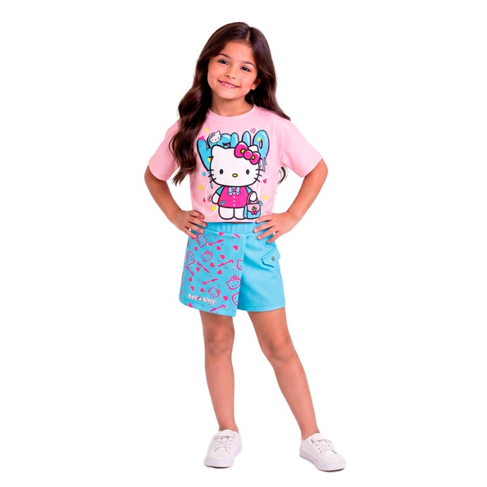 CONJUNTO NIÑA HELLO KITTY 376CJ