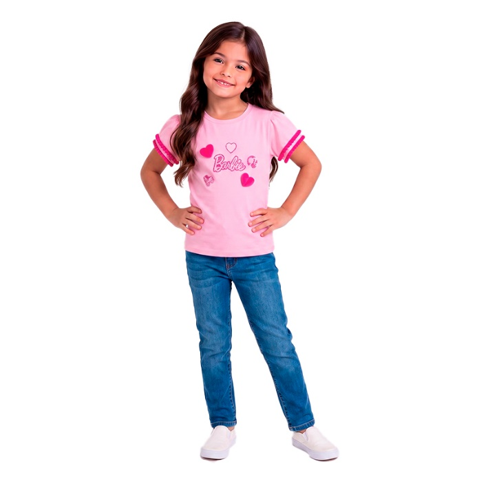 FRANELA MANGA PRINCESA BARBIE BA90158