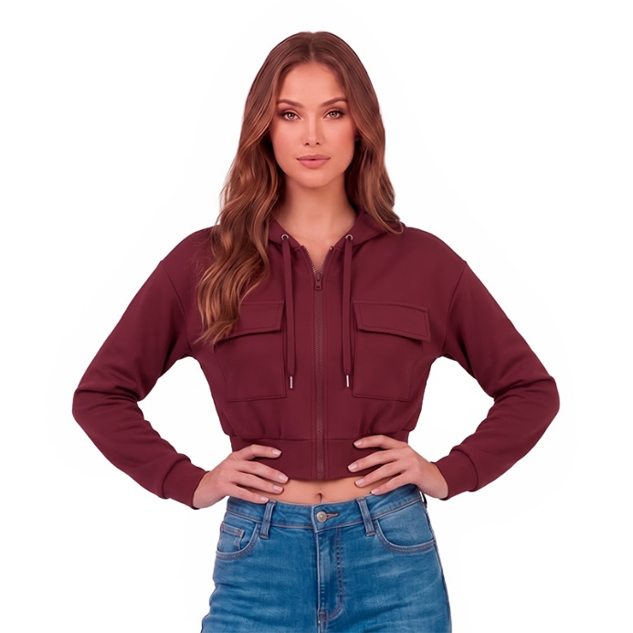 CHAQUETA CROPPED DAM 212714048